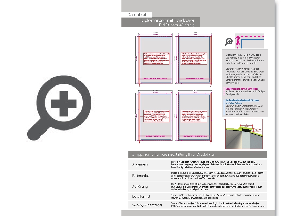 Product Bild diplomarbeit_mit_hochwertiger_hardcover-bindung__128-seitig__umschlag_bordeaux